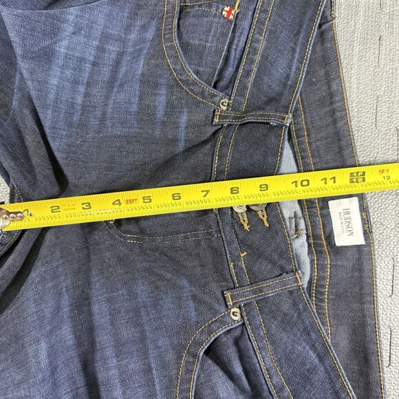 Hudson Signature Bootcut Jeans flap Pocket size 31 Mid rise Petite Boot Stretch - Picture 7 of 8
